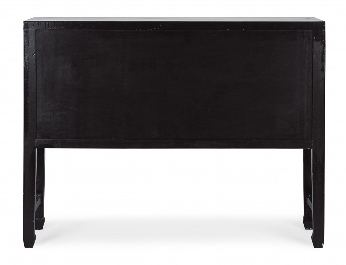 Consola Jinan, Lemn, Negru, 137x35x107 cm [5]