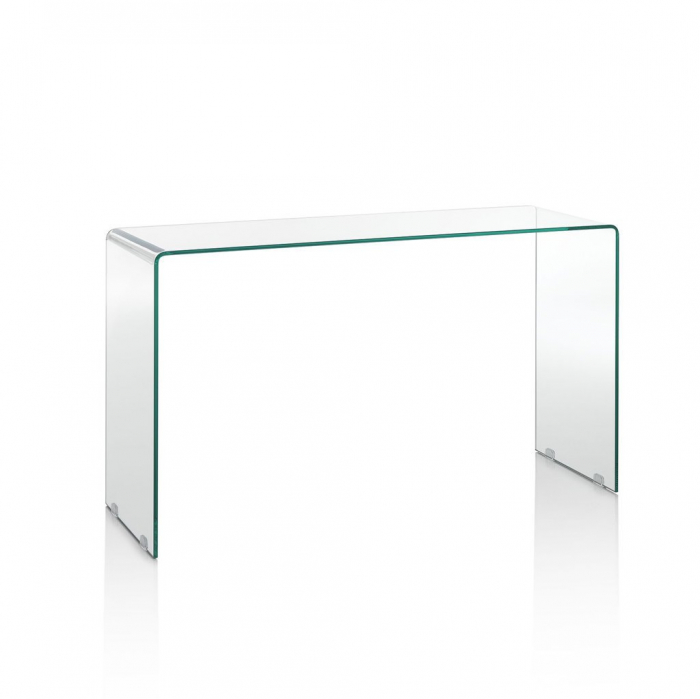 Consola LAGOON, Sticla, Transparent, 120x40x72 cm