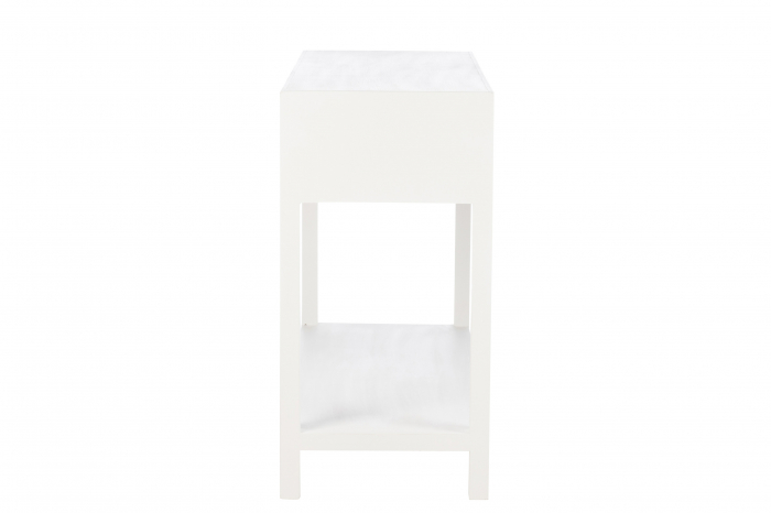 Consola, Lemn, Alb, 110.5x44x82 cm [3]