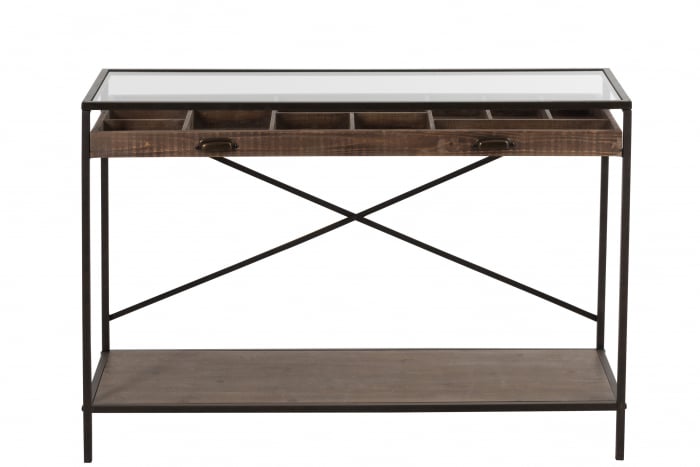 Consola, Lemn, Maro, 122.5x43x82.5 cm [2]