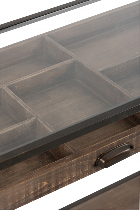 Consola, Lemn, Maro, 122.5x43x82.5 cm [9]