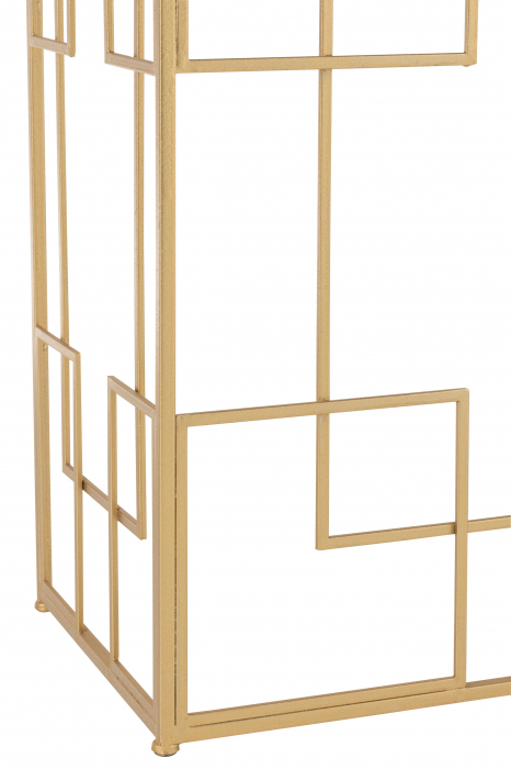 Consola Lines, Metal, Auriu, 120x40x81.5 cm [5]