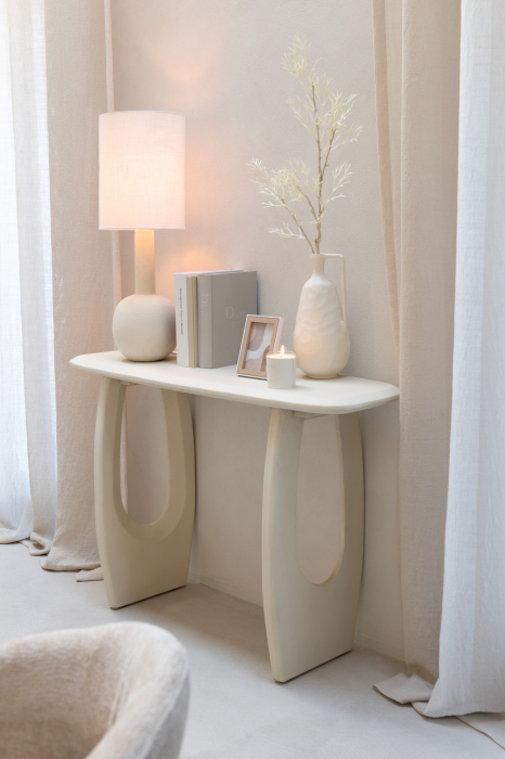 Consola Mark, Lemn de Mango, Bej [1]