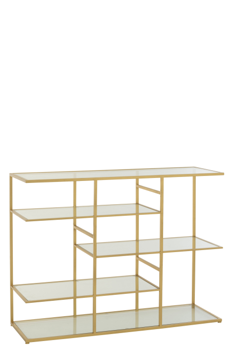 Consola metal/sticla auriu [1]