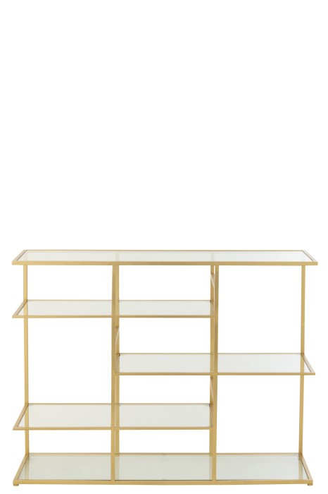 Consola metal/sticla auriu [2]