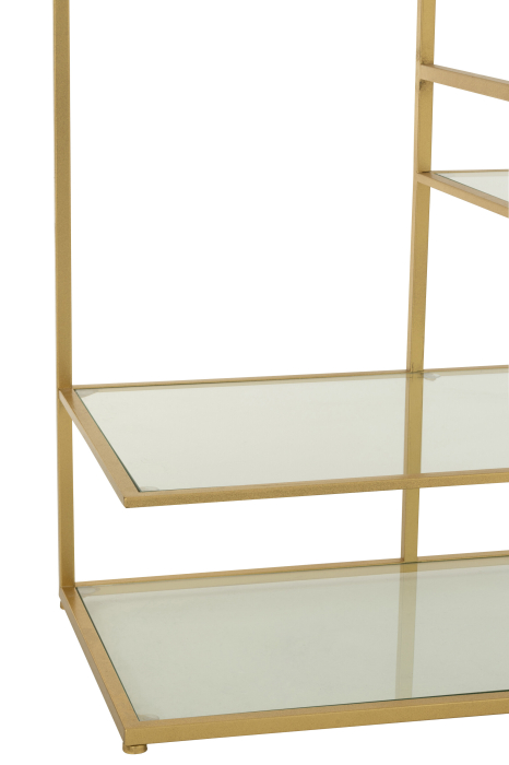 Consola metal/sticla auriu [5]