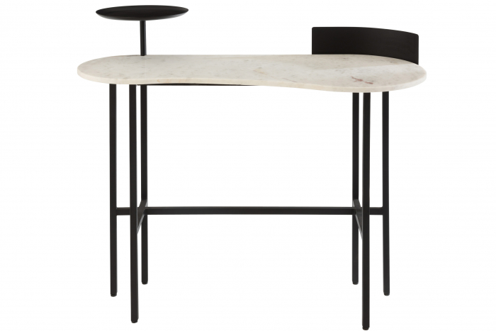 Consola, Piatra, Alb, 110x60x90 cm [2]