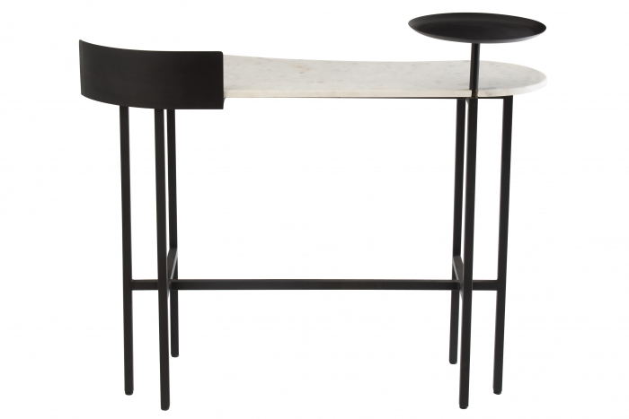 Consola, Piatra, Alb, 110x60x90 cm [4]