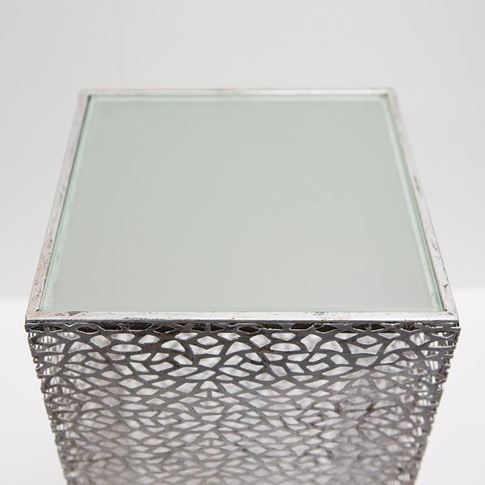 Consola PURLEY, metal/sticla, 70x27x27 cm [3]