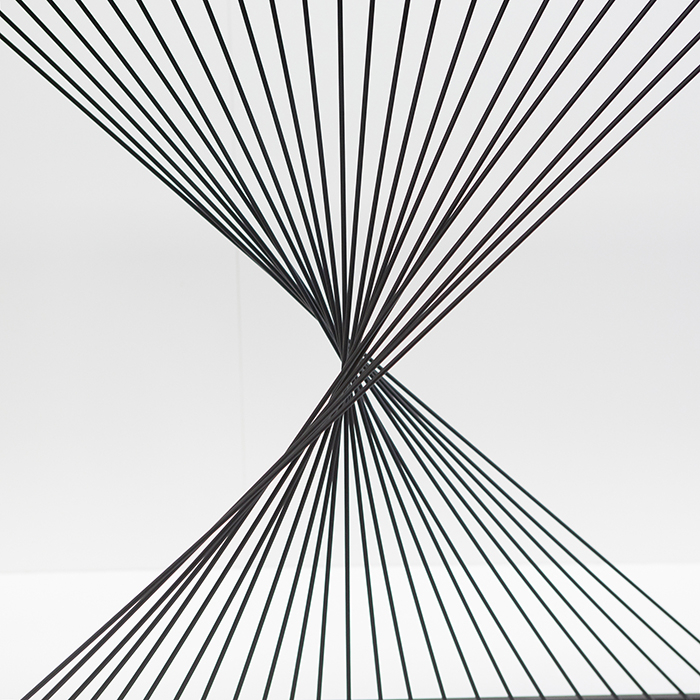 Consola Ray metal/sticla, negru , 107x31x79 cm [5]