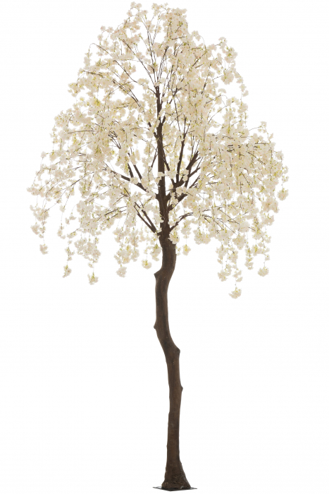 Copac inflorit, Sintetic, Bej, 260x245x311 cm