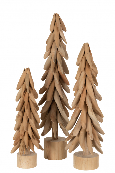 Decoratiune Copac , Lemn, Natural, 18x18x64 cm [2]