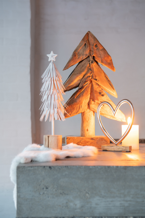 Decoratiune Copac, Lemn, Natural, 25x10x50 cm [2]