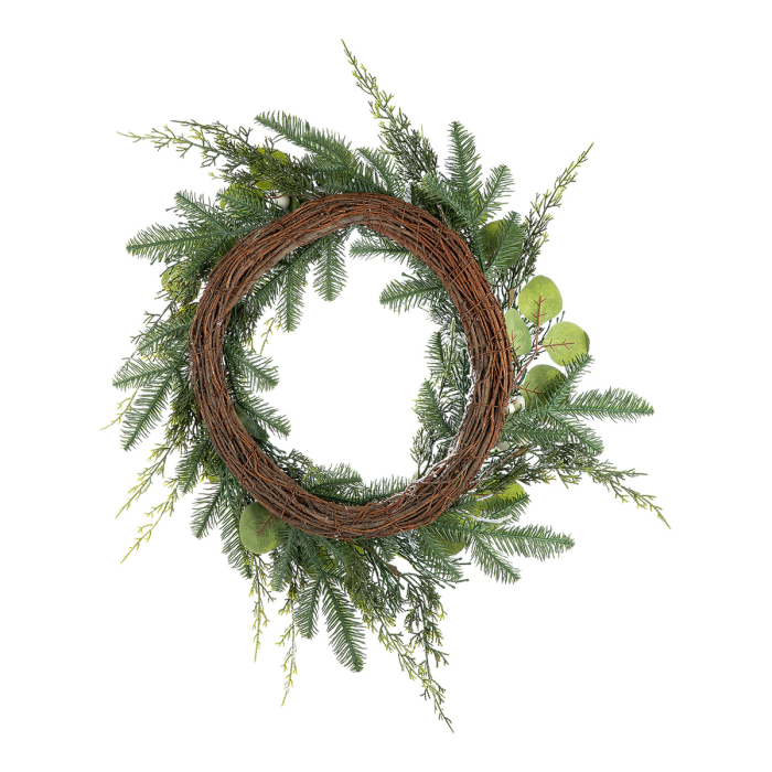 Coroanita, Brad, Rasina, verde, alb, PU 1, D. 55 cm [2]