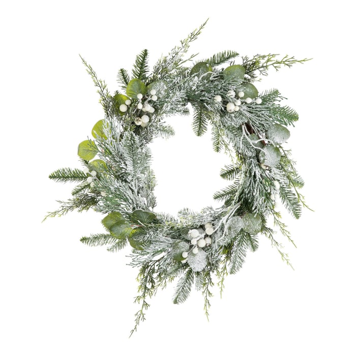 Coroanita, Brad, Rasina, verde, alb, PU 1, D. 55 cm [1]