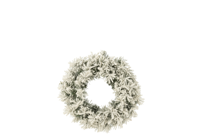 Coronita cu beculete LED, Material sintetic, Verde, 44x16x44 [1]