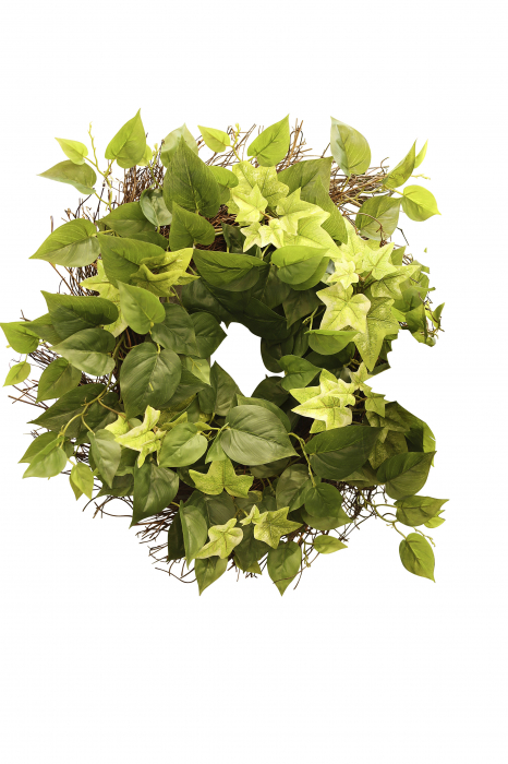 Coronita artificiala, IVY, verde, 50 cm [2]