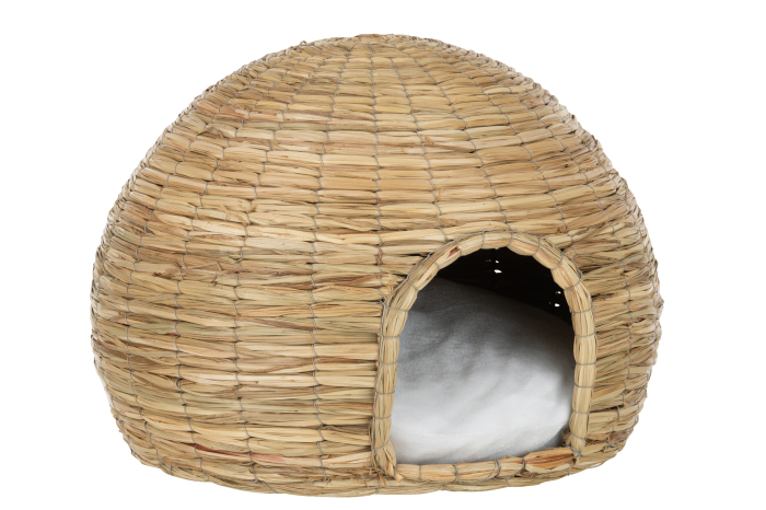 Cos pentru pisici, Fibre naturale, Natural, 46x46x35 [1]