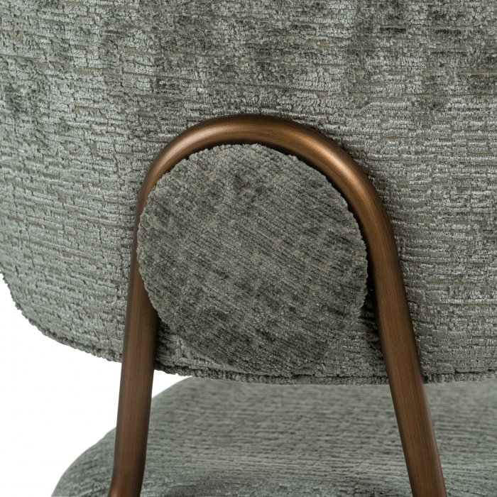 Scaun de bar Counter Xenia gri / auriu mat [7]