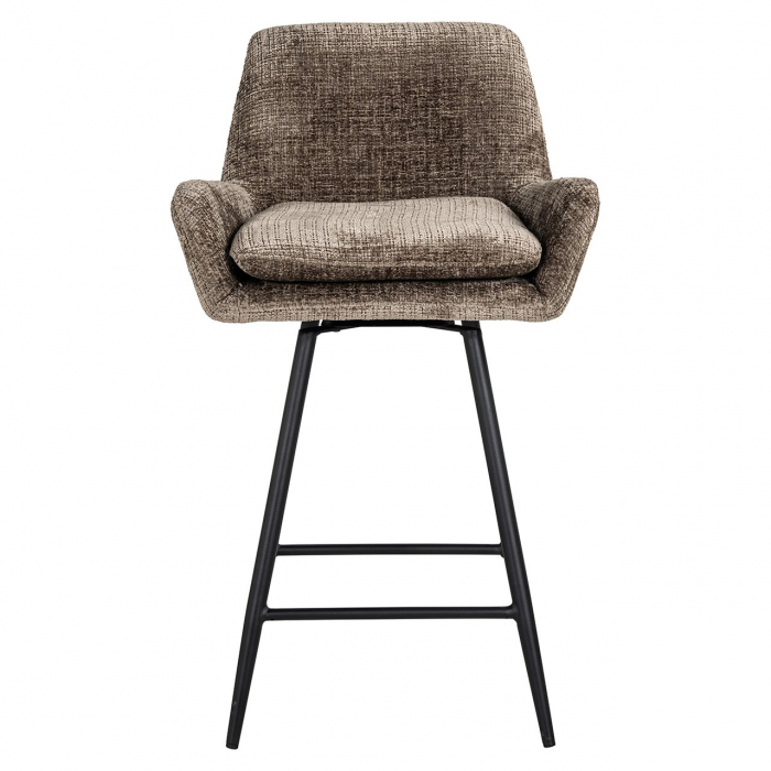 Scaun de bar Linsey, (Niagara 104 Stone Chenille), Dims: 91.0 x 54.0 x 53.0 cm [4]