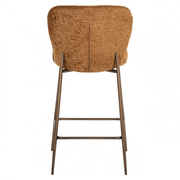 Scaun de bar Odarby (Fusion cognac 28), Dims: 96.0 x 49.0 x 55.0 cm [3]