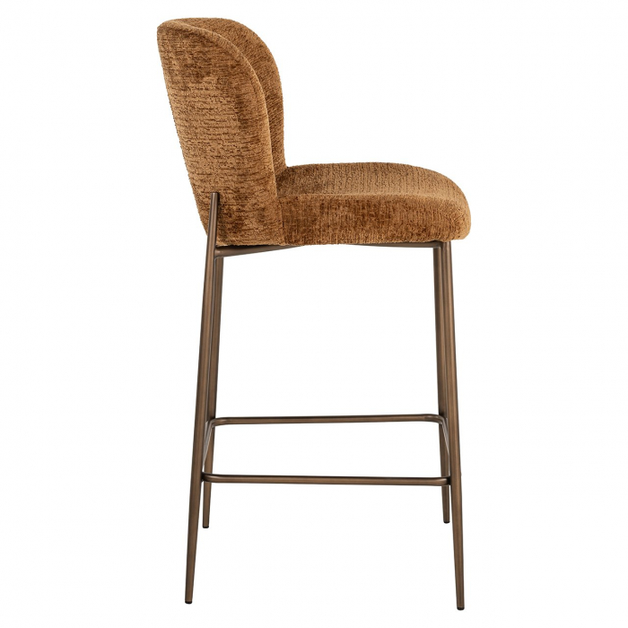 Scaun de bar Odarby (Fusion cognac 28), Dims: 96.0 x 49.0 x 55.0 cm [2]
