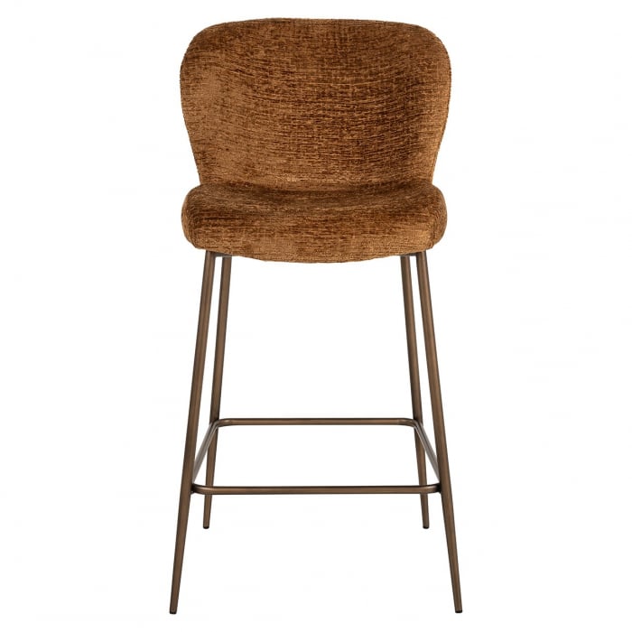 Scaun de bar Odarby (Fusion cognac 28), Dims: 96.0 x 49.0 x 55.0 cm [4]