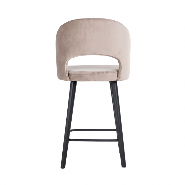 Scaun de bar Counter  Savoy bej  catifelat [3]