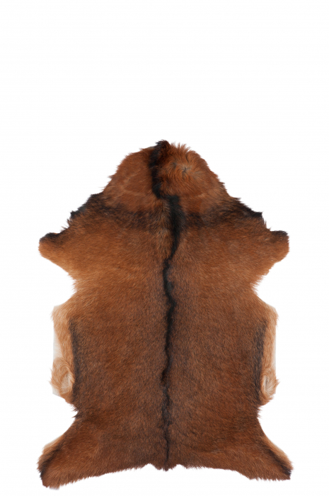 Covor Goatskin, Blana, Maro, 94x78x1 cm