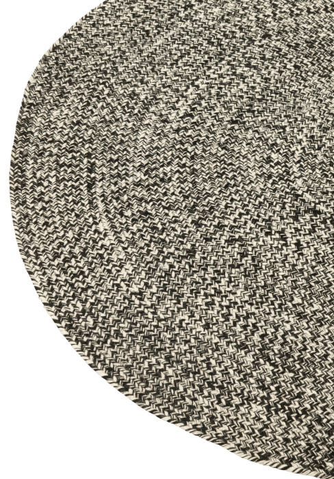 Covor, Textil, Negru, 119x119x1 [2]