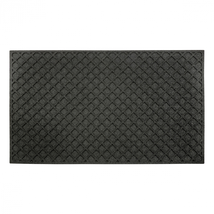 Covoraș de ușă, dreptunghiular, motiv bicicletă, rășină, negru, PU 2, L. 45 cm, l. 75 cm, H 1 cm [3]