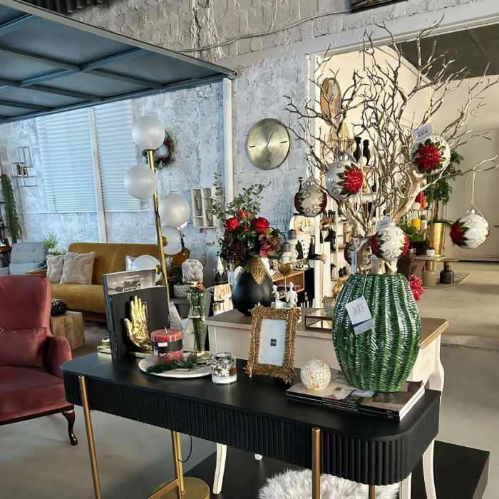 Crenguta artificiala Twig, Fibre artificiale, Auriu, 80 cm [2]