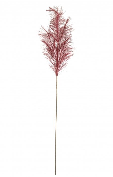 Crenguta decorativa Branch, Fibre sintetice, Rosu, 18x0.5x125 cm
