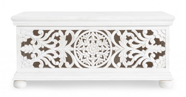 Cufar Alinta, Lemn, Alb, 100x50x45 cm [3]