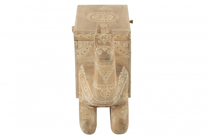 Cufar Camel, Lemn de Mango, Natur/Alb [2]