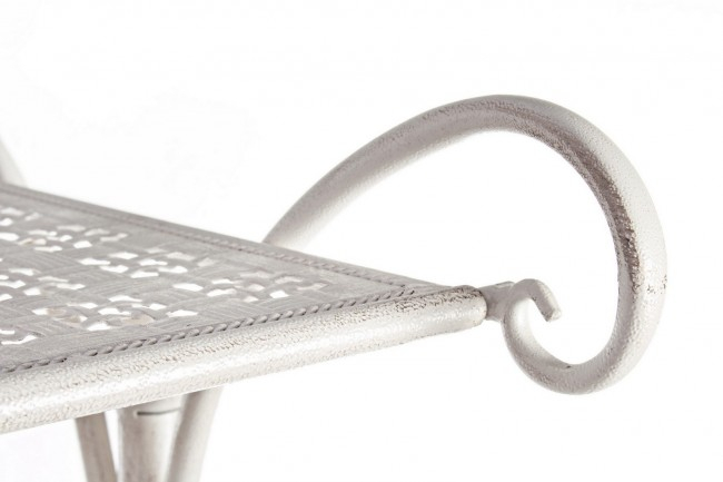 Cuier EMILY, metal, alb, 55x46x170cm [3]