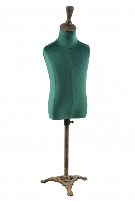 Cuier manechin Man, Metal Fier, Verde, 26×24.5×78 cm Jolipa imagine noua elgreco.ro