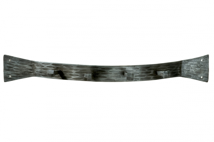 Cuier suspendat, fier, negru, 62×15,5×9 cm GILDE imagine noua elgreco.ro