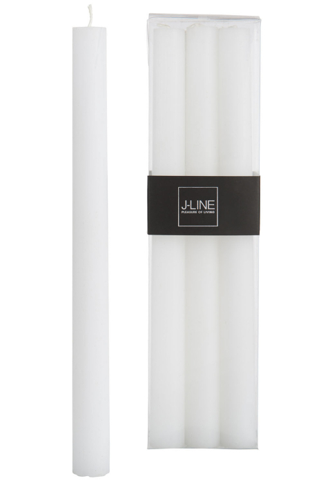 Cutie cu 6 lumanari , Ceara, Alb, 24 x 4.5 cm [1]