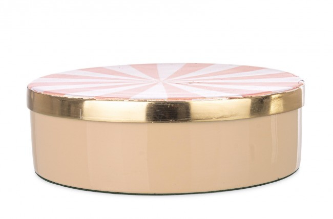 Cutie Decorativa Roz Donya cu Capac D20,5 [1]