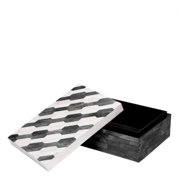 Cutie depozitare Rodeo S gri crem, Dims: L. 28 | W. 20 | H. 10  (CM) [3]