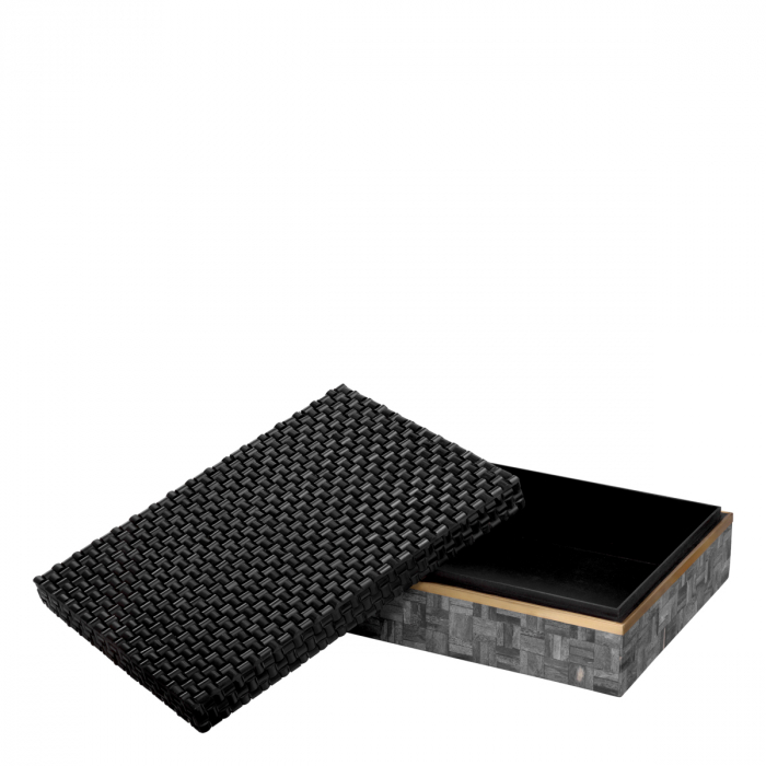 Cutie depozitare Seaside L negru gri, Dims: L. 40 | W. 30 | H. 11  (CM) [3]