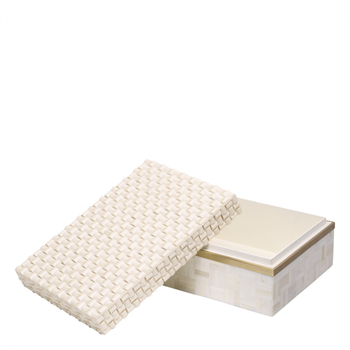 Cutie depozitare Seaside S alb crem, Dims: L. 28.5 | W. 20.5 | H. 11.5  (CM) [3]