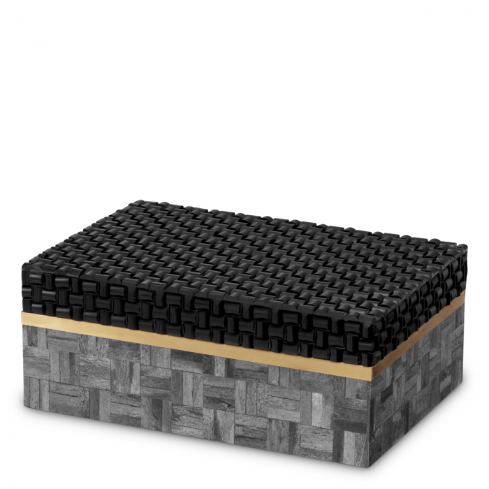 Cutie depozitare Seaside S negru gri, Dims: L. 28.5 | W. 20.5 | H. 11.5  (CM) [1]