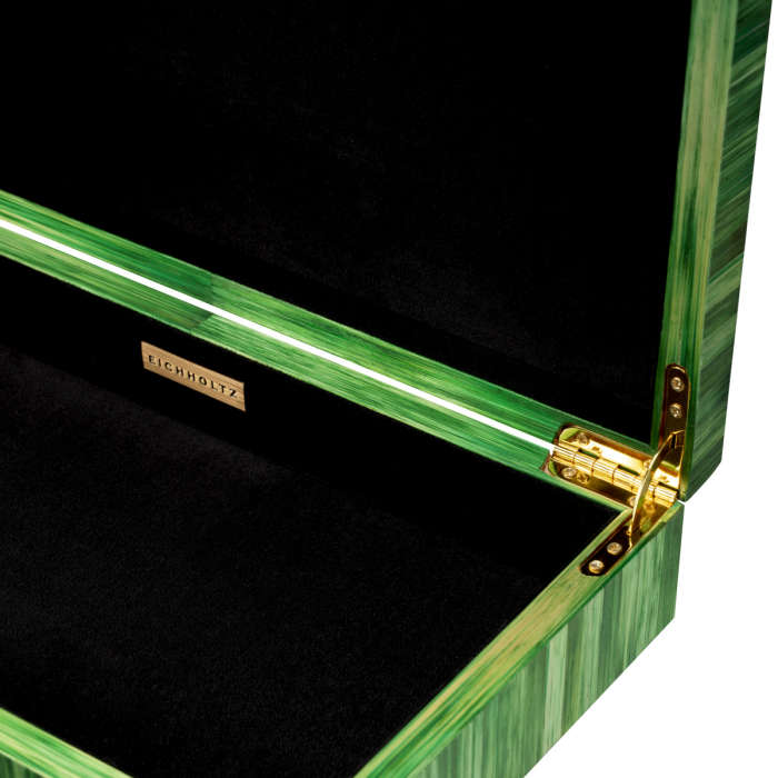 Cutie Harvard, model paie verde, Dimensiuni: L. 33 | W. 19 | H. 6.5   [5]