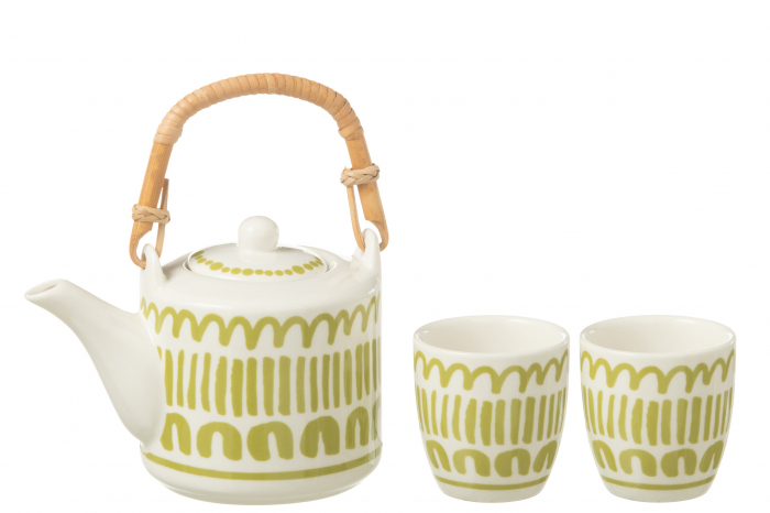 Cutie set ceai, FLOWER, SET3 [1]