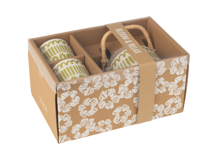 Cutie set ceai, FLOWER, SET3 [4]