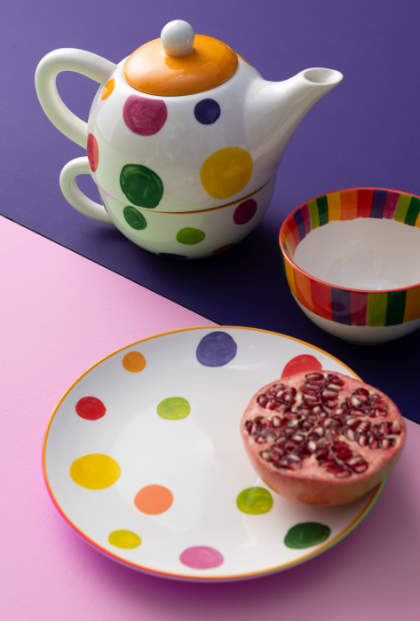 Cutie set ceai, Polka Dot [1]