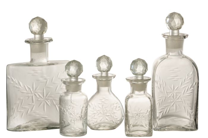 Decantor Whisky, Sticla, Transparent, 10x10x23.5 [3]