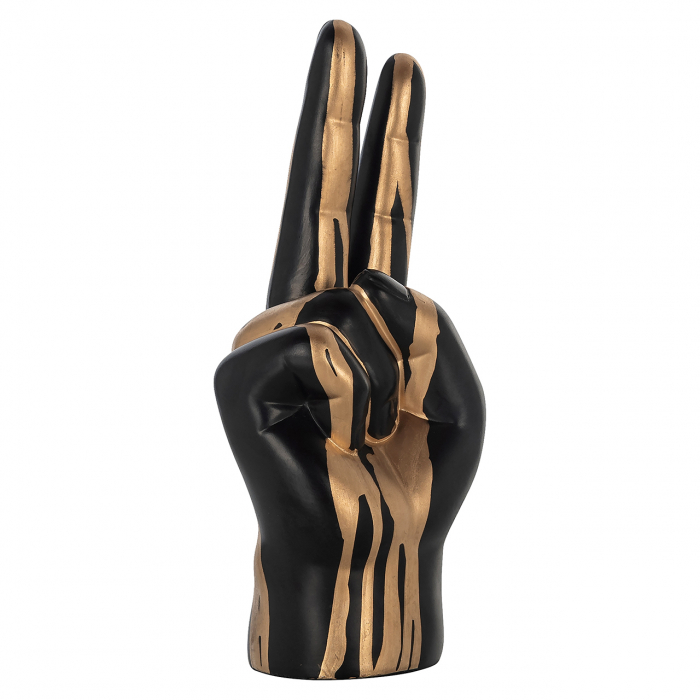 Obiect decorativ, Pace (negru/auriu) [4]